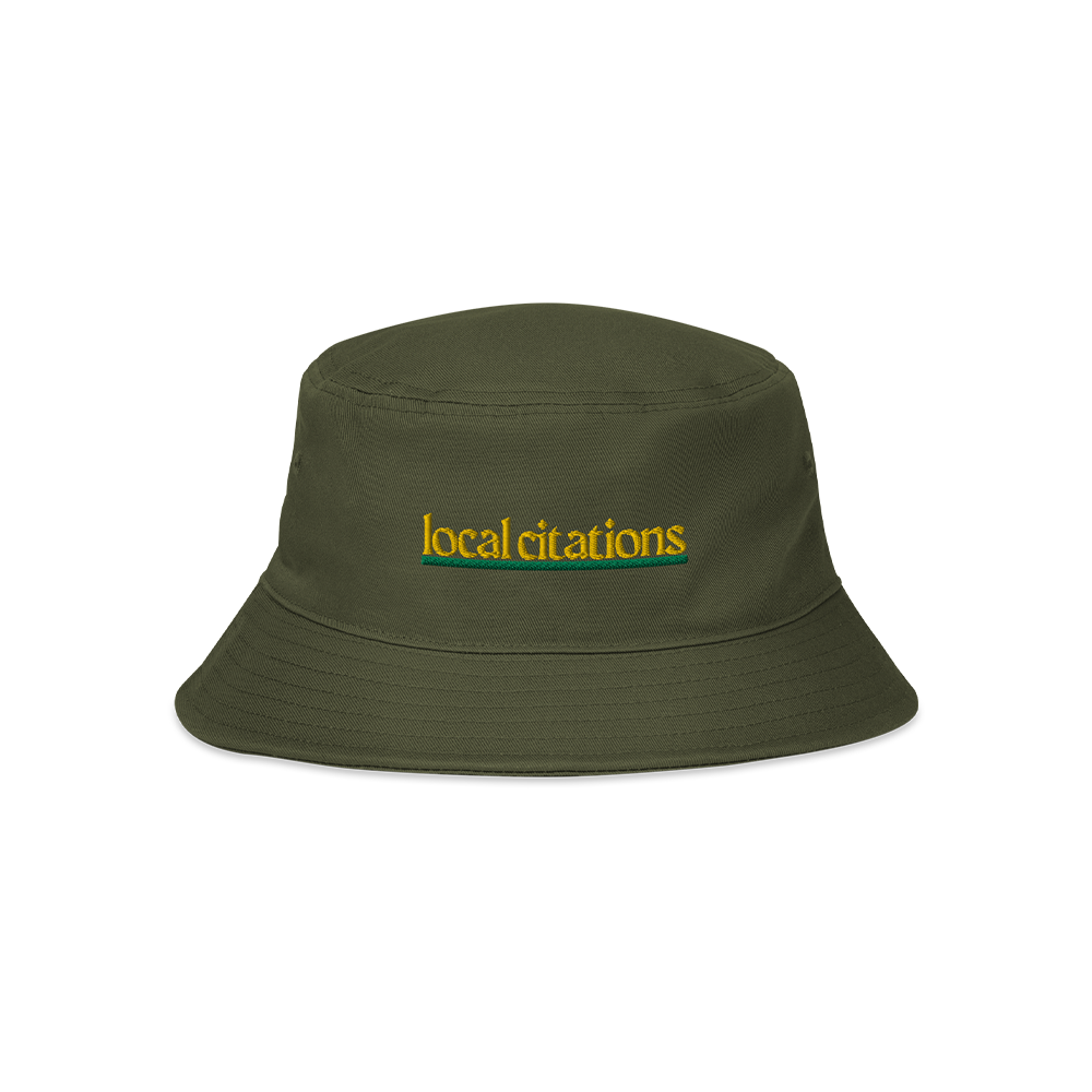 Local Citations Bucket Hat - Front